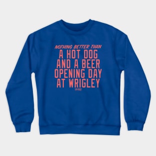 Hot Dog and a Beer Crewneck Sweatshirt